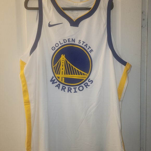 Nike Other - Golden State Warriors White and Blue Jersey